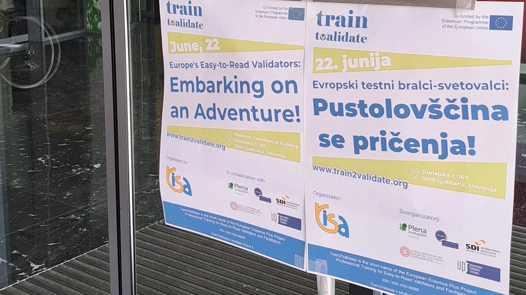 ToValidate's tweet image. We're celebrating our last Multiplier Event at Slovenia, organized by @zavodrisa 

About 50 people attend this event where we will present our Learning Platform and learning materials for the first certified training for Easy-to-Read Validators and Facilitators
#ErasmusPlus