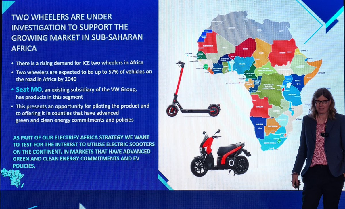 As part of its Electrify Africa strategy, @VolkswagenSA is looking into several initiatives in the electric scooter and 2 Wheeler segments. @VWSAnews
#VolkswagenInAfrica
#VolkswagenGroupAfrica
#VWAcceleratingAfrica
