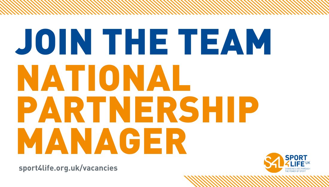 Exciting Opportunity! Join Sport 4 Life UK as a National Partnership Manager!  
We are seeking a passionate and dedicated National Partnership Manager to join our regional charity as we embark on an exciting journey of expansion across the nation. As a values-led organisation, we