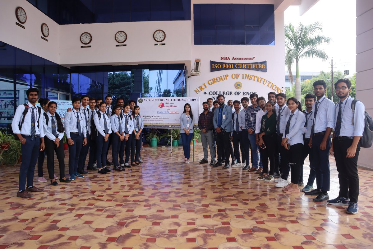 NRIGroupIndia's tweet image. Yesterday was a day filled with excitement and endless possibilities as we hosted the Campus Drive of LeopardRuns Innovation &amp;amp; Technology at NRI Group of Institutions. 
#LeopardRuns #CampusDrive #TrainingAndPlacement #CareerOpportunities #Placement #Career #Campus