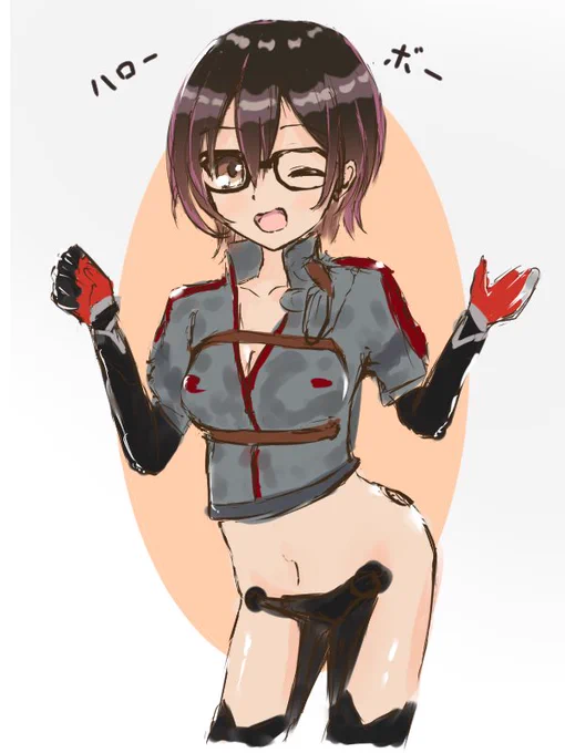 ロボ子さん描いてた