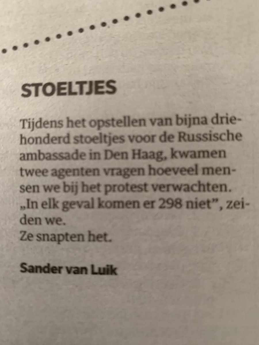 Donderdag in nrc.