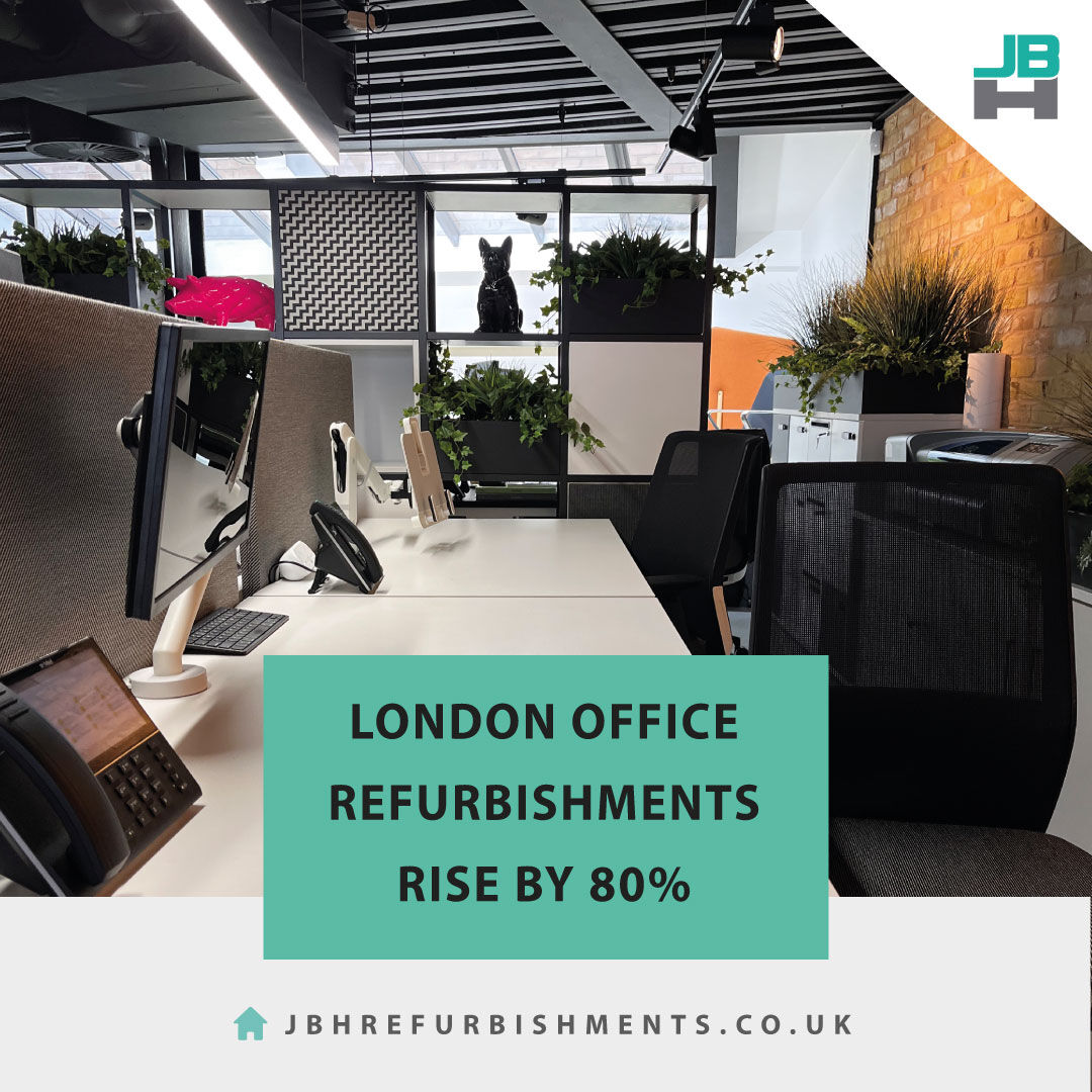 According to the most recent Deloitte Crane survey London #office #refurbishments - starting between Oct 2022 to Mar 2023 - reached an all-time high. Figures were up by almost 80%!

Read more at jbhrefurbishments.co.uk/london-office-… 

#office #officedesign #workplace #propertyinvestment