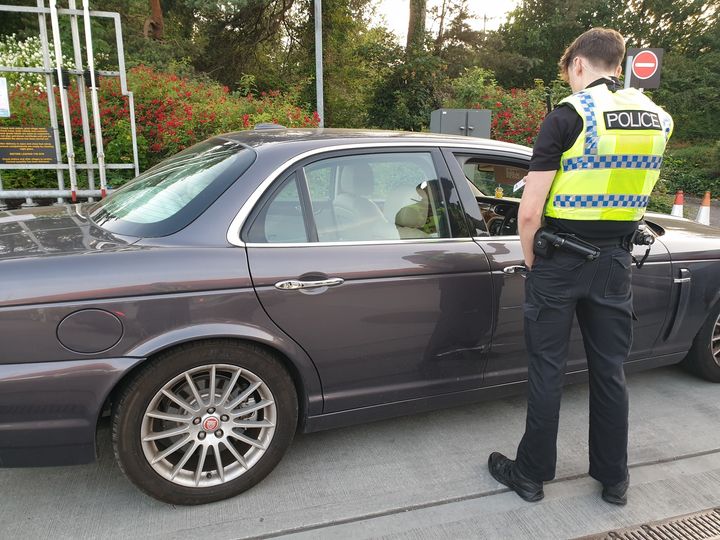 RuralCrimeTeam's tweet photo. Whilst on patrol yesterday evening, we completed a stop check on a vehicle in the #EastDorset area.
The vehicle had an expired MOT, no insurance & the driver failed the roadside preliminary breath test for alcohol.
Driver in custody and vehicle seized.
#RCT #PC523 #PC1614 https://t.co/SeZKFG0SJr