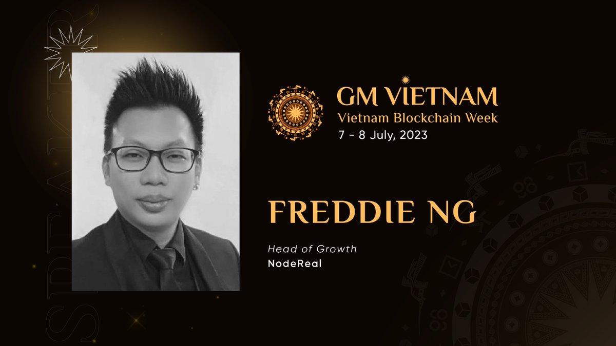 gmvn_official's tweet photo. ๐ค Don't miss @FreddieNg88, Head of Growth at @Nodereal_io, speaking at #GMVN2023!
With his remarkable ability to optimize sales at #NodeReal and his past success in driving growth for #BNBChain, he's a must-hear speaker.
๐ Check out and join him live: https://t.co/Vx1VoGTKFv https://t.co/mV51Kbd51i