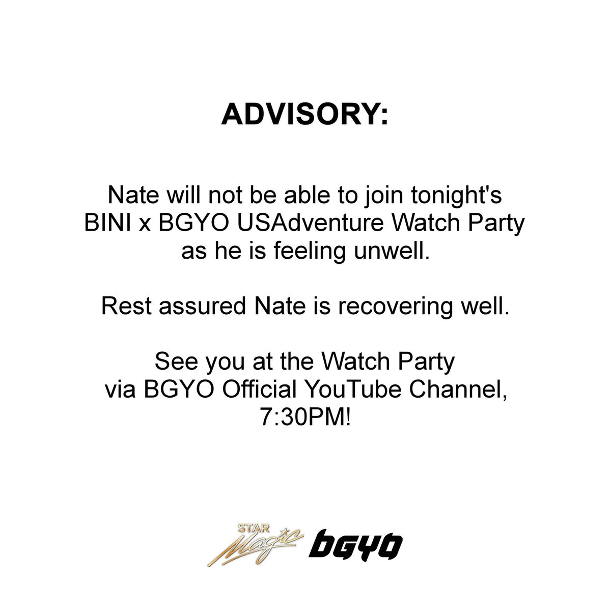 #BGYO | Advisory