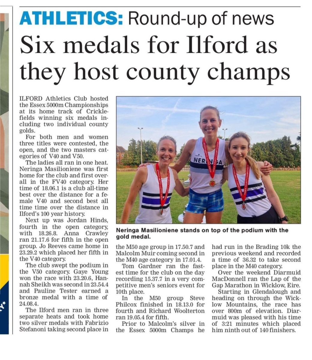 This weeks Ilford Recorder