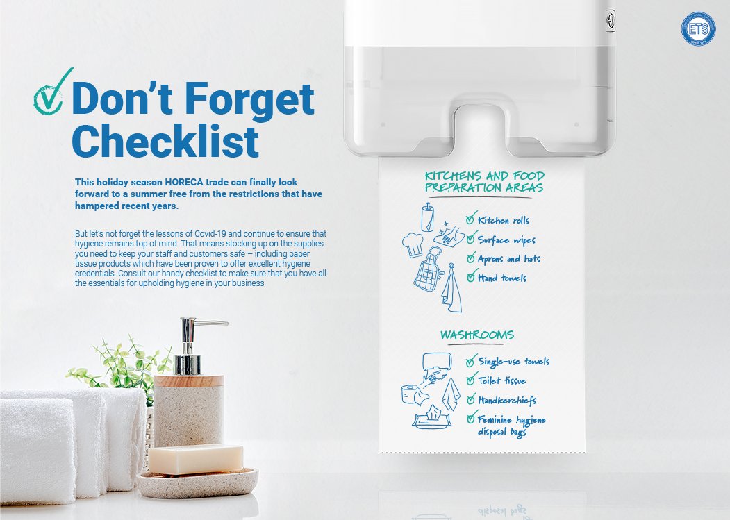 Check out our Do’s and Don’ts for excellent hygiene standards in your HORECA business this summer. Paper tissue products help keep staff and customers safe – from kitchens through to washrooms: europeantissue.com/you-cant-put-a… #handhygiene #papertowels #summer