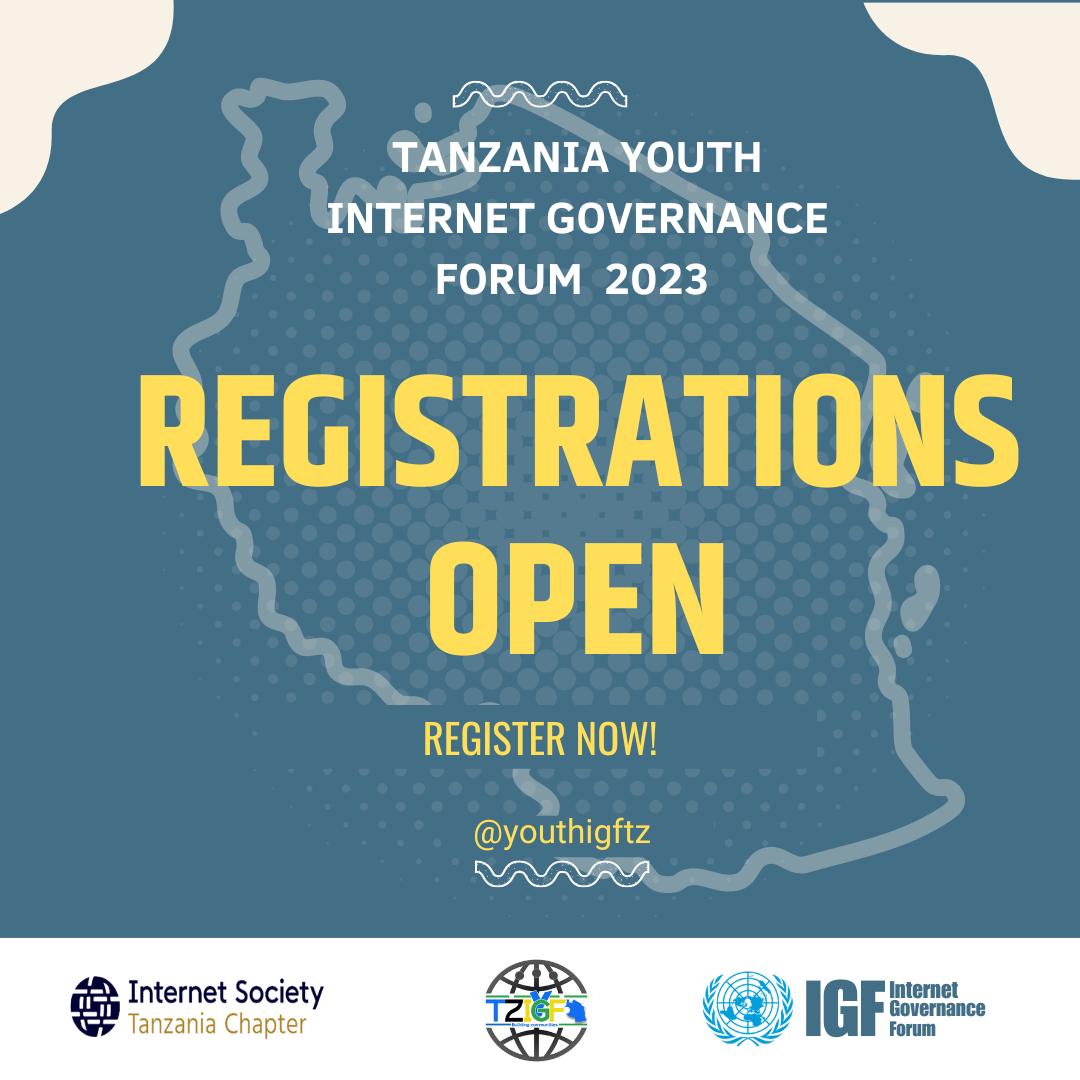 _husseinissa's tweet photo. "📣  Join us at the 2023 Youth IGF Tanzania and be part of shaping the digital future 🌍💻  Registration link: https://t.co/AxthiiLgN0   #YouthIGFTanzania #ShapingDigitalFuture #KyotoIGF2023 https://t.co/DwwLeUagYx
