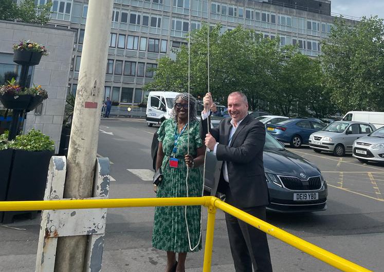 CHFTNHS's tweet photo. Windrush 75 years on. “As the years progress it becomes ever more poignant ”. Best turnout ever at HRI. Next stop CRH! https://t.co/49bewtUlx8