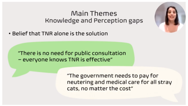 ICAMcoalition's tweet photo. Liran Plitman described the "regulators predicament" - 2 years of public consultation revealed the complexity and controversey of cat population management in Israel - hear their next steps https://t.co/p8IlvzmYCx #united4dogs #4DogsCats @iCatCare https://t.co/RNplGwnOUI