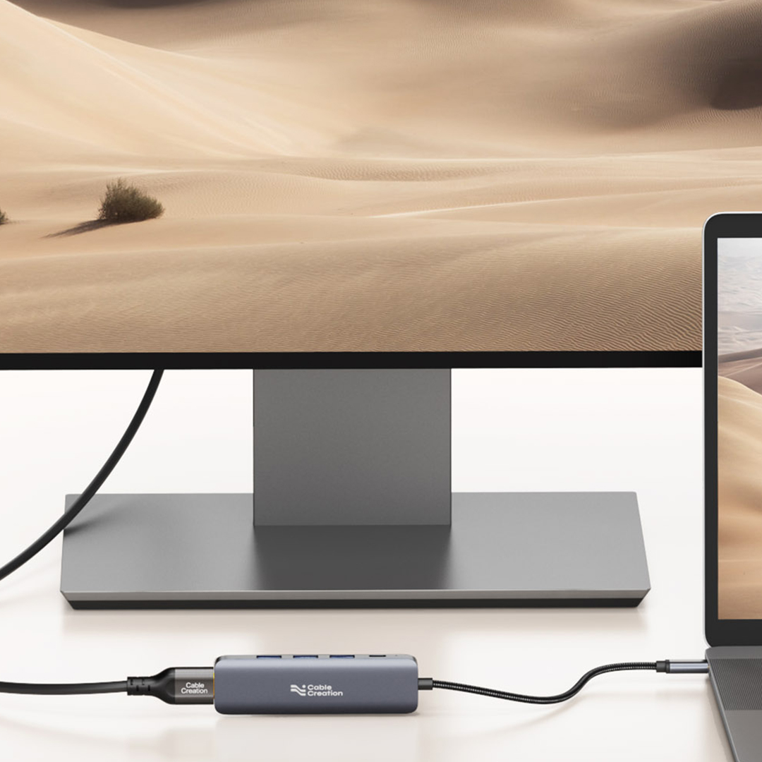 CableCreation's tweet image. Expand the capabilities of your USB-C device with the CableCreation 5-in-1 USB-C Hub! 🚀💡 Connect, charge, and transfer data effortlessly with our all-in-one solution. 🎥🎧 

Learn More：amz.fun/QONao

 #TechUpgrade #MultitaskingMadeEasy  #HDMI #USBCHub #USBC #Connect