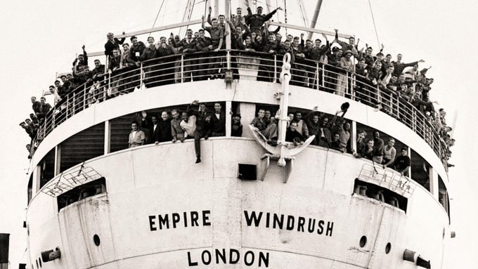StanCollymore's tweet photo. 75 years ago today.

They came for King and Country at a time of great need. They did the shittiest jobs, took heinous abuse and discrimination and still pledged their loyalty.

To every man, woman and child in that boat, thank you. You rebuilt a nation on its knees and didn't get so much as a thank you for it.