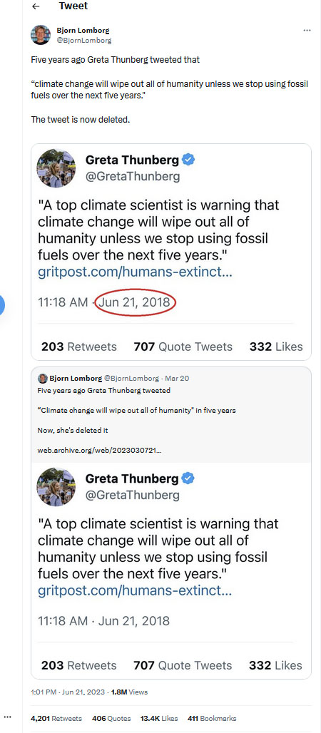 Nothing better illustrates what a malignant and dishonest activity climate crisis denial is, and how climate crisis denying cheerleaders, such as Bjorn Lomborg, are totally disingenuous and dishonest.

I'm going to dismantle this malignant propaganda, piece by piece.
1/🧵
