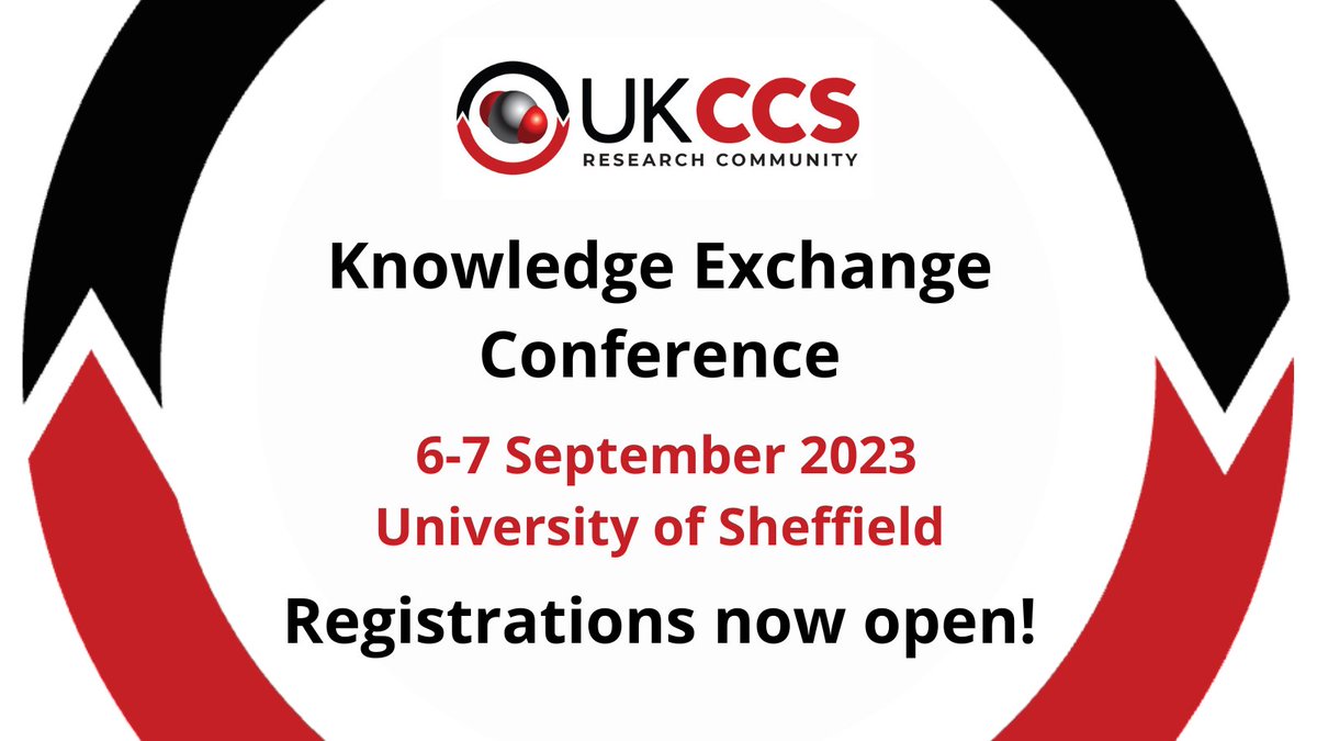 Registrations for our autumn Knowledge Exchange Conference are now 🥁🥁🥁

🎉OPEN 🎉

Join us in Sheffield, in September, to hear the latest learnings – and questions – from research and ongoing CCS deployment activities!

ukccsrc.ac.uk/ukccsrc-autumn…