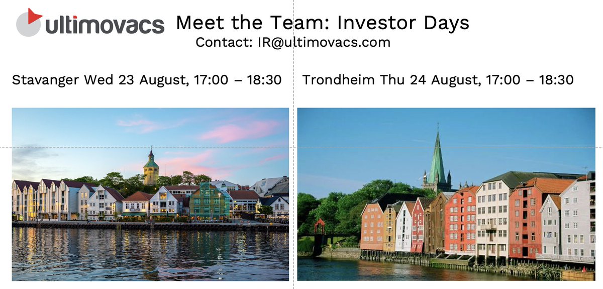 👋 Come join us for Investor Days in #Stavanger and #Trondheim in August! 📅 #Meet_the_Team