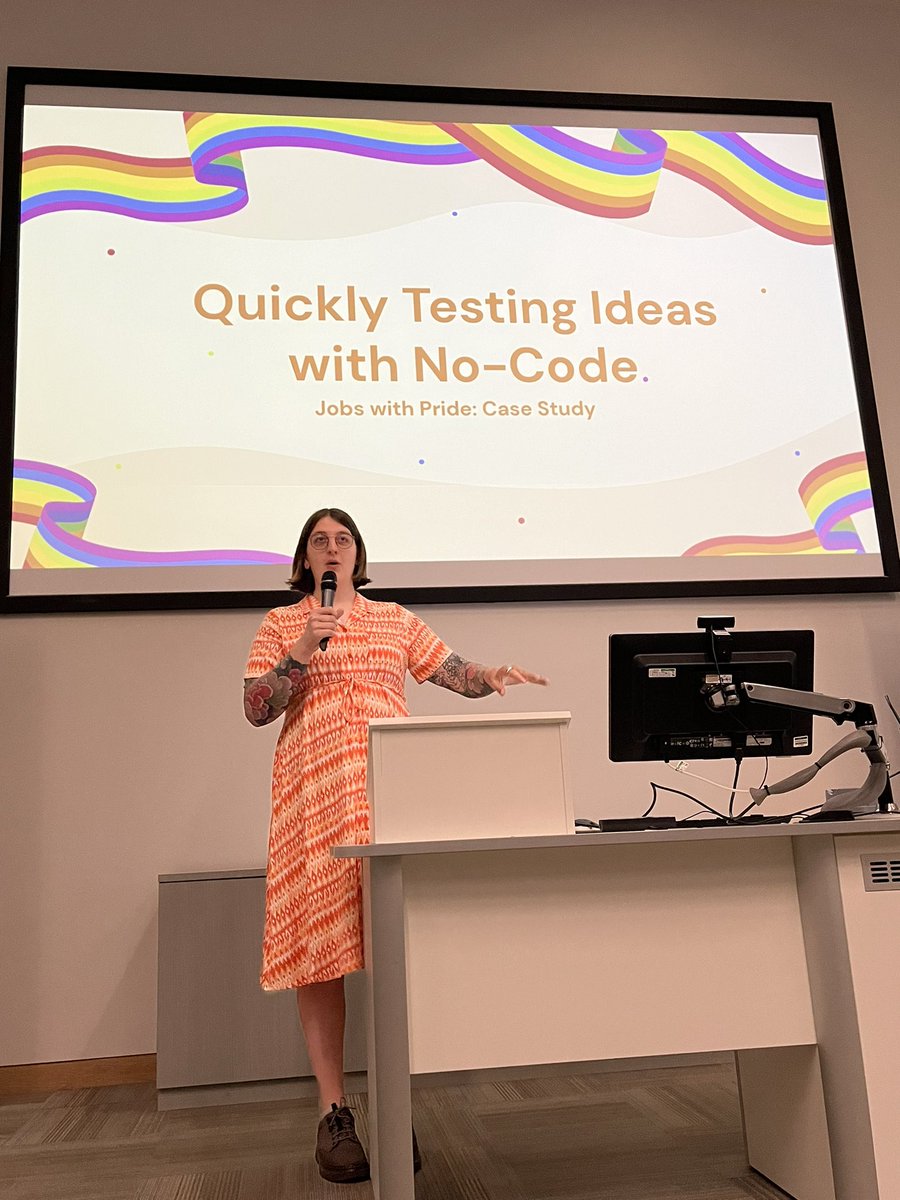 Nathan Rowland (@jarl_rowland) on Twitter photo Day 2 of No Code Arcade has begun with an already excellent talk from <a href="/JessBuildsTech/">Jessica Nichols</a> for today’s conference!💥 A fun and relatable talk on building quickly with no code #nocodelove #TechNExt23 Day 2 of No Code Arcade has begun with an already excellent talk from <a href="/JessBuildsTech/">Jessica Nichols</a> for today’s conference!💥 A fun and relatable talk on building quickly with no code #nocodelove #TechNExt23