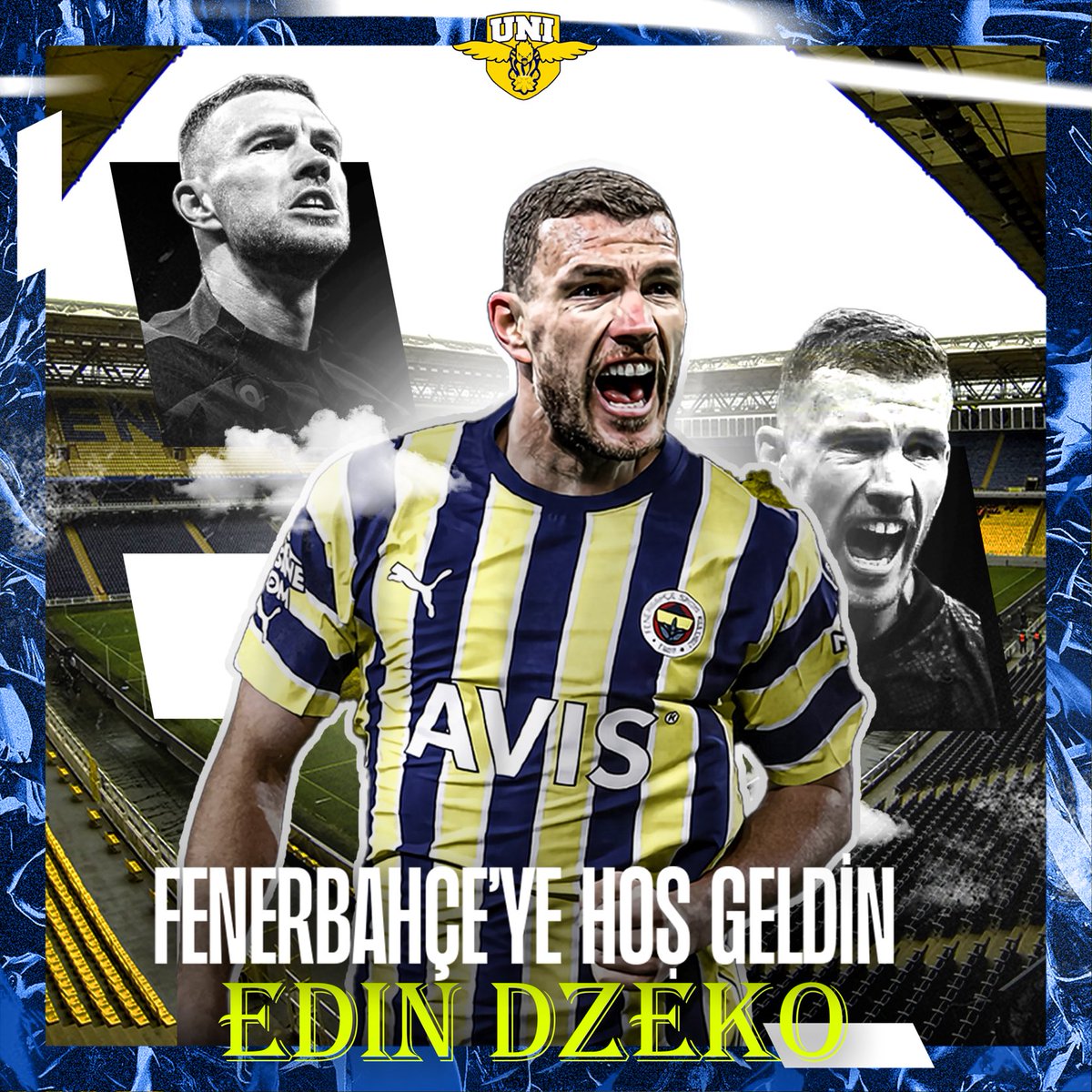 Fenerbahçemize hoş geldin Edin Dzeko! #UNIGFB