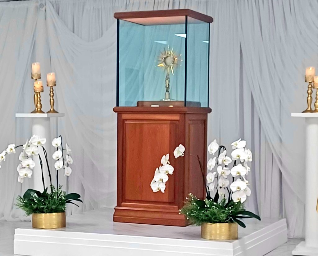 "Padre Nuestro, 
que estás en el cielo, Santificado sea Tu Nombre; venga a nosotros Tu Reino; hágase Tu Voluntad, en la tierra como en el cielo. Danos hoy nuestro pan de cada día; perdona nuestras ofensas, como también nosotros perdonamos a los que nos ofenden; no nos dejes caer