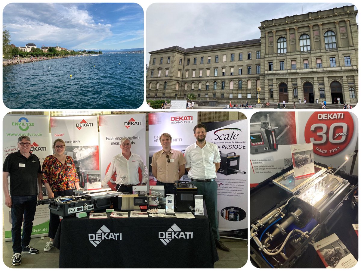 Grüezi from wonderful Zürich! This week we’re attending the 26th ETH Nanoparticle Conference, together with our partner companies Envilyse GmbH and Scale MT! Come by at our stand to see our brand new Dekati® Oxidation Flow Reactor DOFR™ and the Dekati® ePNC™ PN sensor.