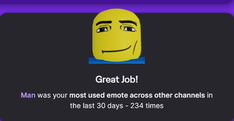 Buildosaurus's tweet photo. Truly the peak of my career 
#Twitch #emote #Roblox https://t.co/5zMPPkIvKP