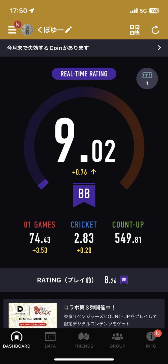 9いきました‼︎