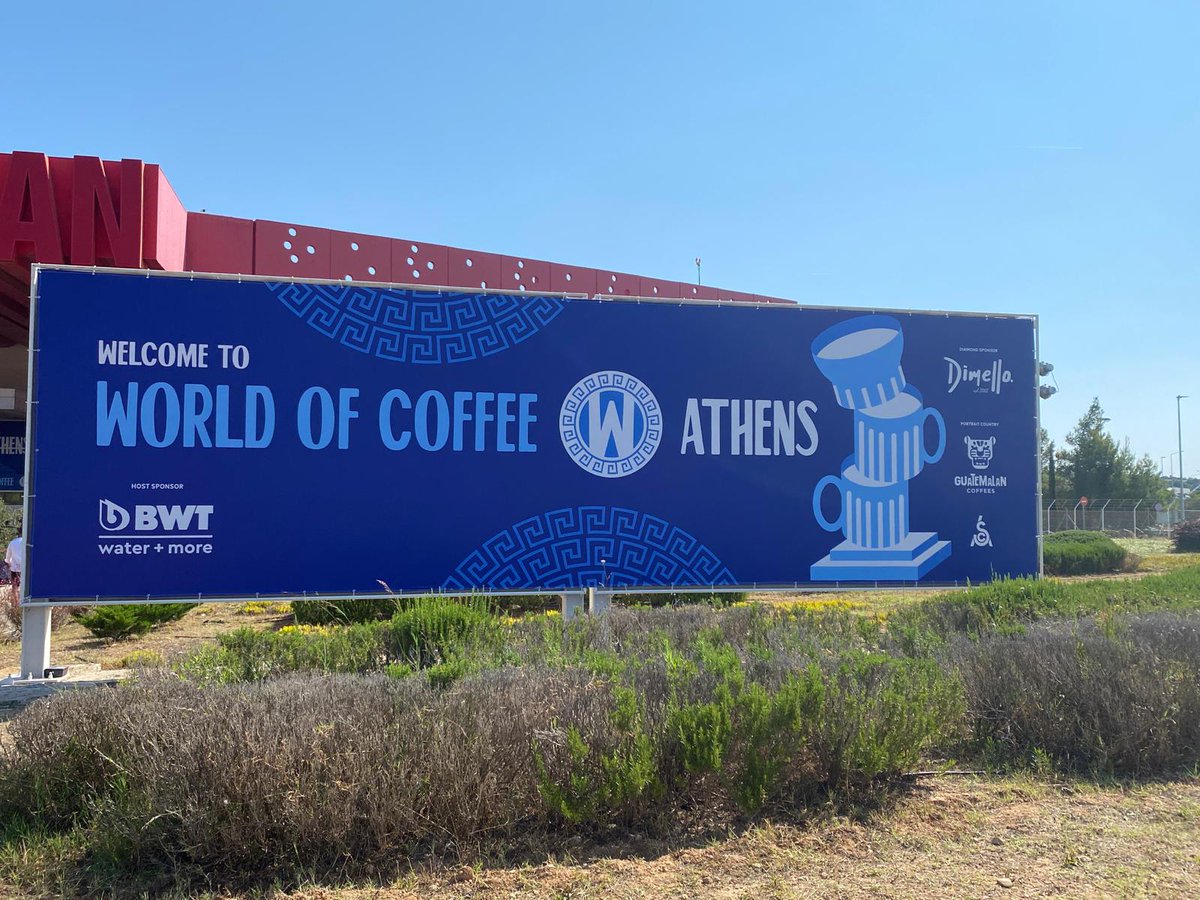 Good morning, @MultiversX! ☕️

We are at #WorldOfCoffee in Athens, a championship event where our advisors are participating in the competition. 

If you're here, look for our #xCoffee🧢 & 👕 to have a chat!