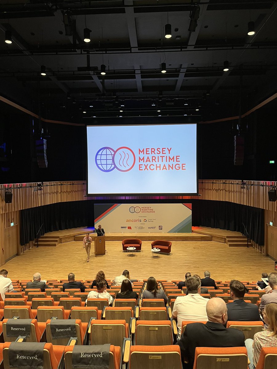 Ready and waiting for <a href="/Mersey_Maritime/">Mersey Maritime</a> annual Exchange conference in Yoko Ono Lennon - The Tung Auditorium