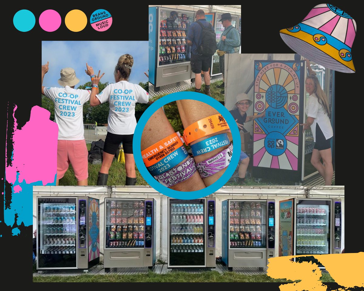 #glastonbury2023 We are officially LIVE at #Glastonbury come visit us at Bronze Gate. <a href="/coopuk/">Co-op</a> #RetailonDemand #EverGround