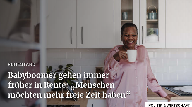 Dieses Symbolfoto zeigt EXAKT jene Babyboomer, die immer früher in Rente gehen, oder @hadmut? 🥴

Quelle: fuldaerzeitung.de/politik-und-wi…