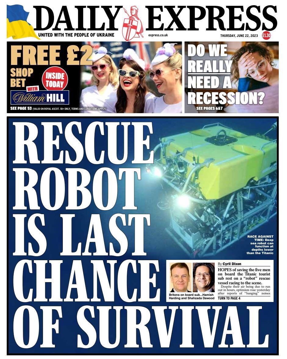 AnnaGilthorpe's tweet photo. We wish it were better news joining us on the cover but you can look out for us front page of the @dailyexpress today @TheTootsies 👀 https://t.co/gvogpaQMNX