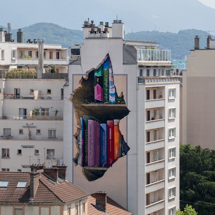 #Streetart by #JanIsDeMan @ #Grenoble, France, for #StreetArtFestGrenobleAlpes
More pics at: barbarapicci.com/2023/06/22/str…
#books #streetartGrenoble #streetartfrance #francestreetart #arteurbana #urbanart #murals #muralism #contemporaryart #artecontemporanea