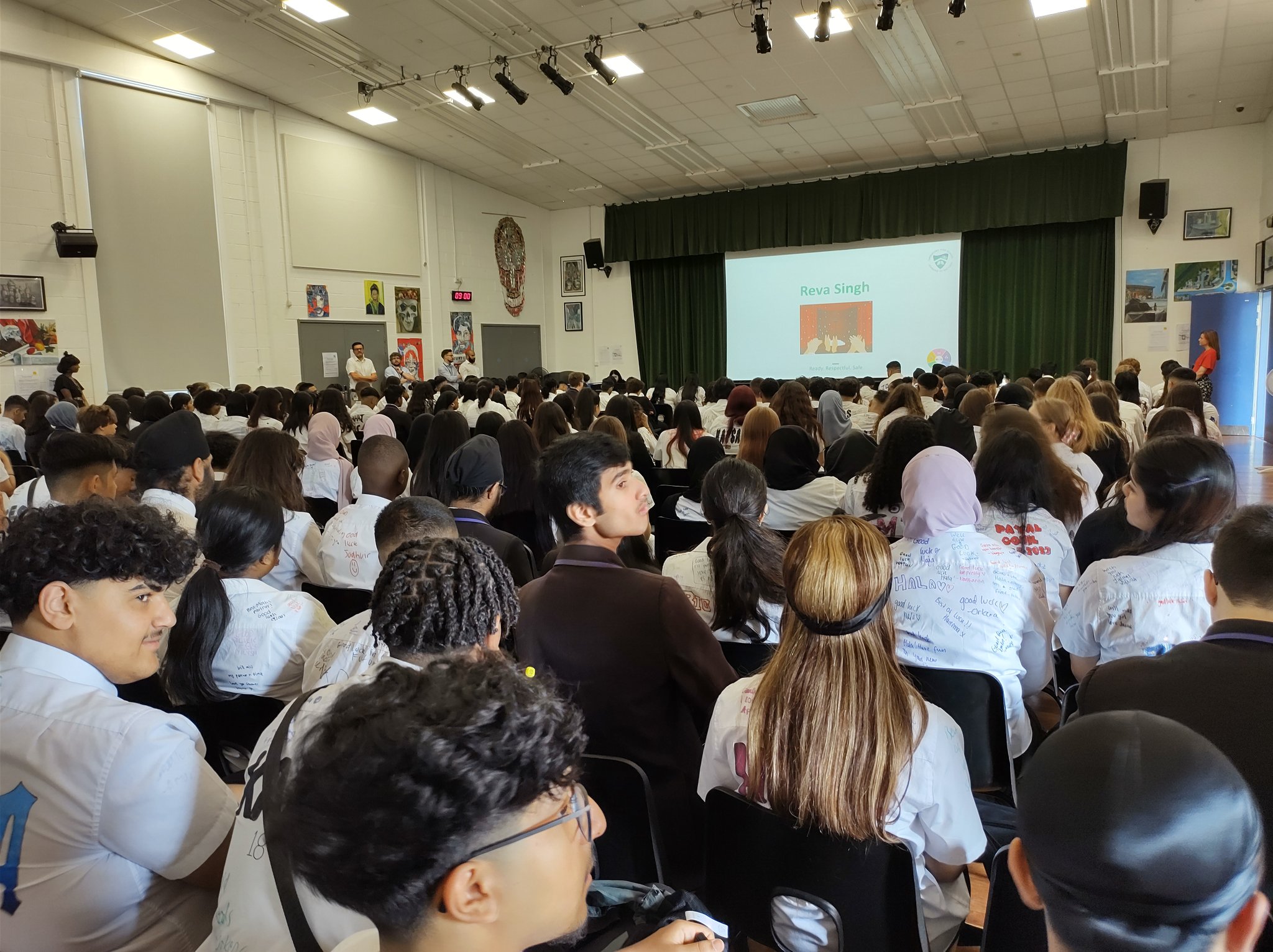 Greenford High School on Twitter "It's the Year 11 final assembly this