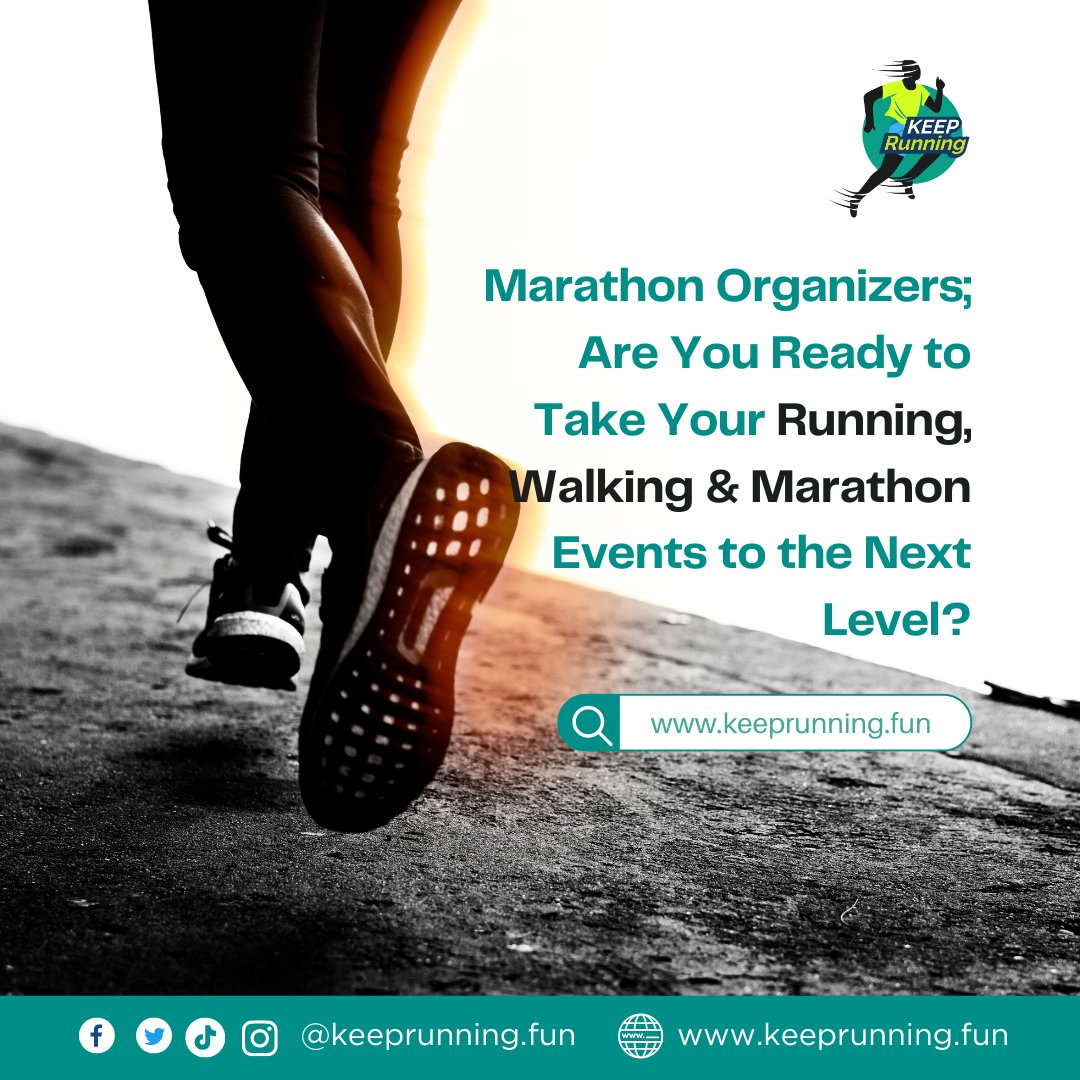 keeprunning_fun's tweet image. Are you ready to take your race events to the next level? 
Sign up with keeprunning.fun to level up your events experience.

#marathoners #marathonlovers #marathontanzania #marathon2023 #running #races #therunners #onlineregistration #application #platform