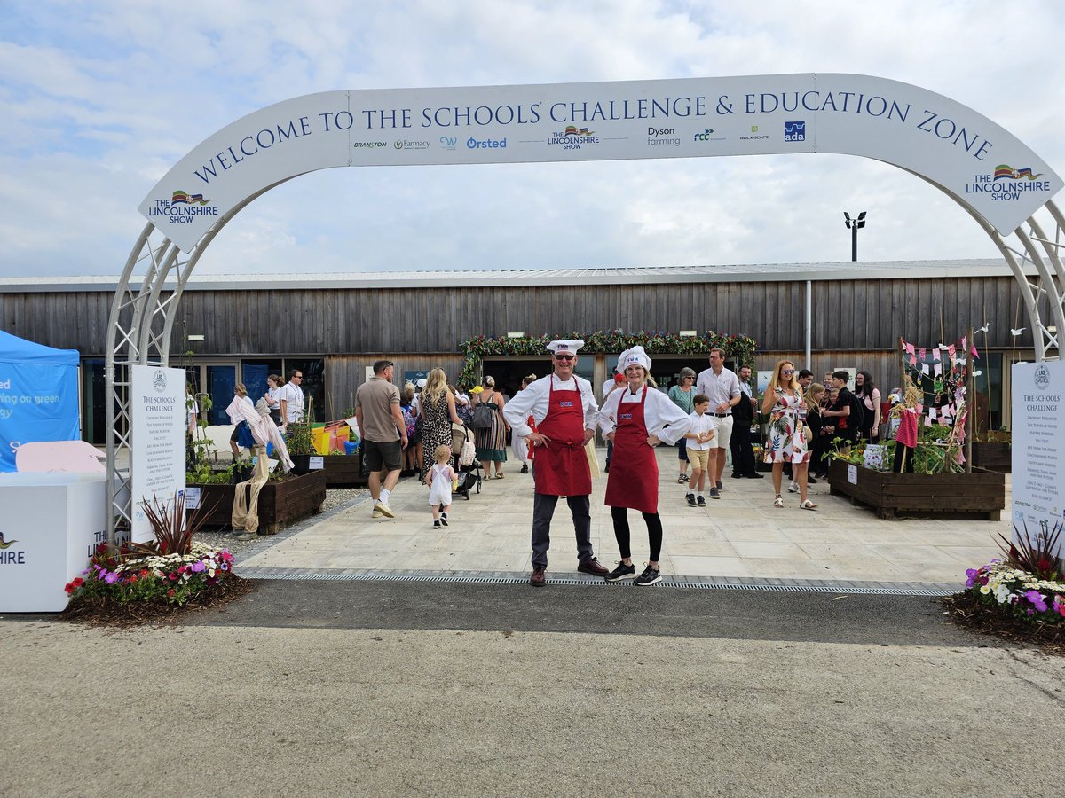 FunKitchenDevon's tweet image. All set for another Fab, Foodie day @lincsshow with @LASEducation #schoolschallenge23