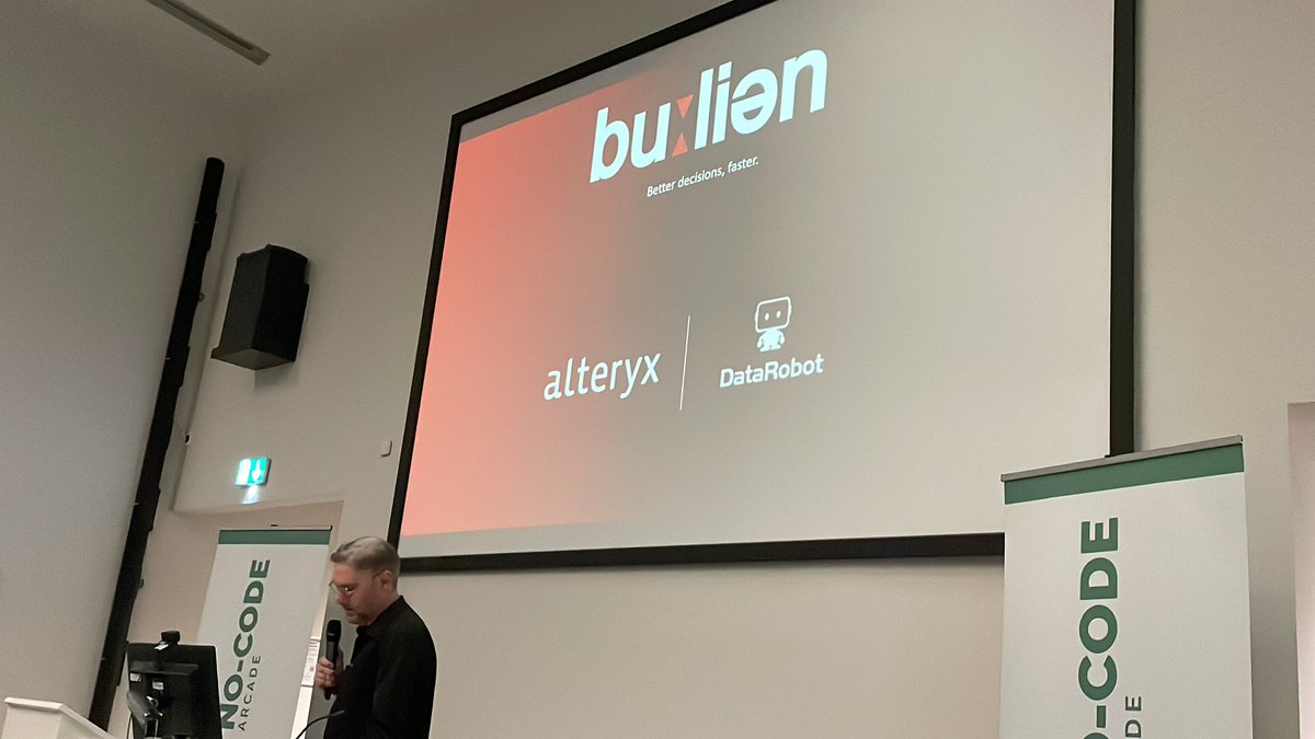 nocodenortheast's tweet image. Chris McEleavey from @Bulien_Partners is now speaking about the power of data and no-code, and the tools they are developing.

#NoCodeArcade #TechNExt23