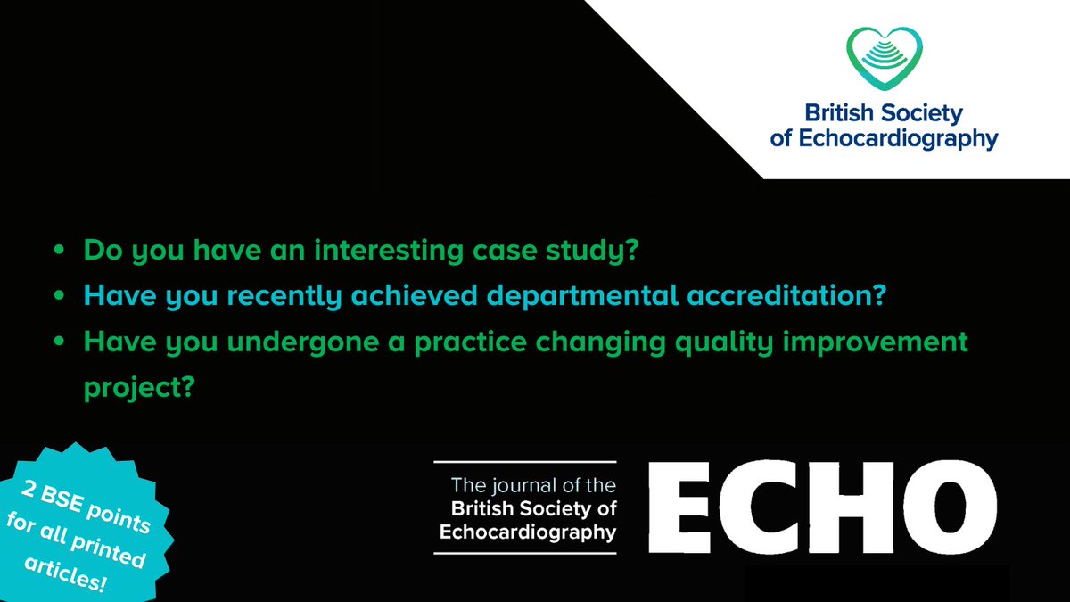 We're always looking for future submissions for ECHO - find out more about our quarterly publication here: ow.ly/Q4cp50OSupN