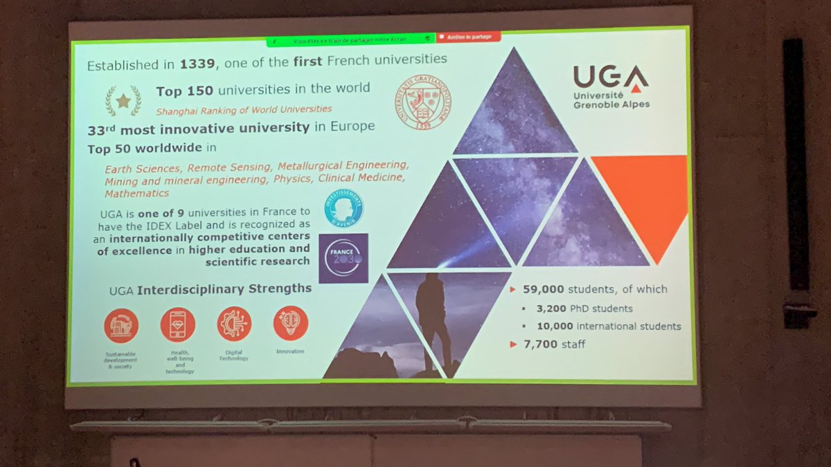 Just arrived at Grenoble via Geneva for an interesting Universite Grenoble Alpes/ Swansea University collaboration on Resilience. Looking forward to sharing our Intensive Learning Academies and innovative postgraduate programmes