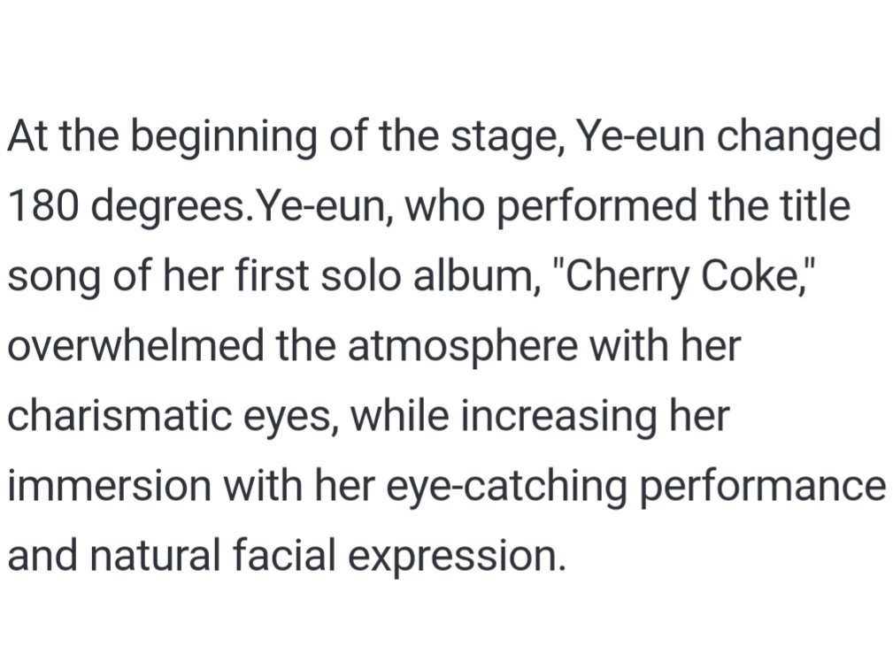 jangyeeunglobal's tweet image. 「📰」 "Singer Yeeun (Jang Yeeun) created a legendary stage with her intense performance."

naver.me/xYTAbono

#YEEUN #장예은 #예은 @superbellcom #퀸덤퍼즐 #QUEENDOMPUZZLE #퀸덤