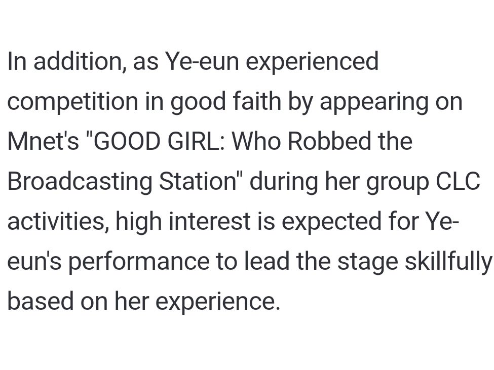 jangyeeunglobal's tweet image. 「📰」 "Singer Yeeun (Jang Yeeun) created a legendary stage with her intense performance."

naver.me/xYTAbono

#YEEUN #장예은 #예은 @superbellcom #퀸덤퍼즐 #QUEENDOMPUZZLE #퀸덤