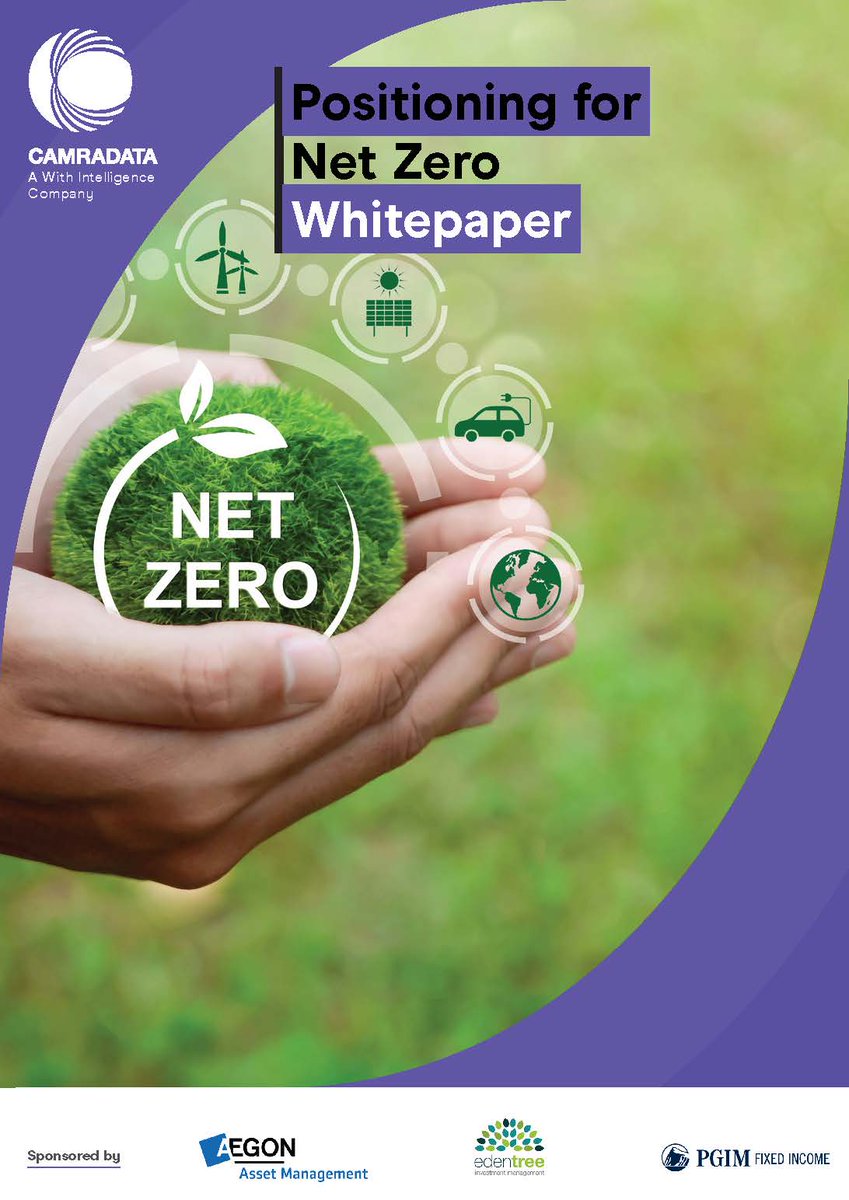 <a href="/CAMRADATA/">CAMRADATA</a>
are delighted to announce the release of our Positioning for Net Zero whitepaper. With special thanks to our sponsors <a href="/aegonamuk/">Aegon Asset Management</a> , <a href="/EdenTreeIM/">EdenTreeIM</a> and <a href="/pgim/">PGIM</a> fixed income.  View your copy here: lnkd.in/emyABMYu #whitepaper #roundtable #netzero
