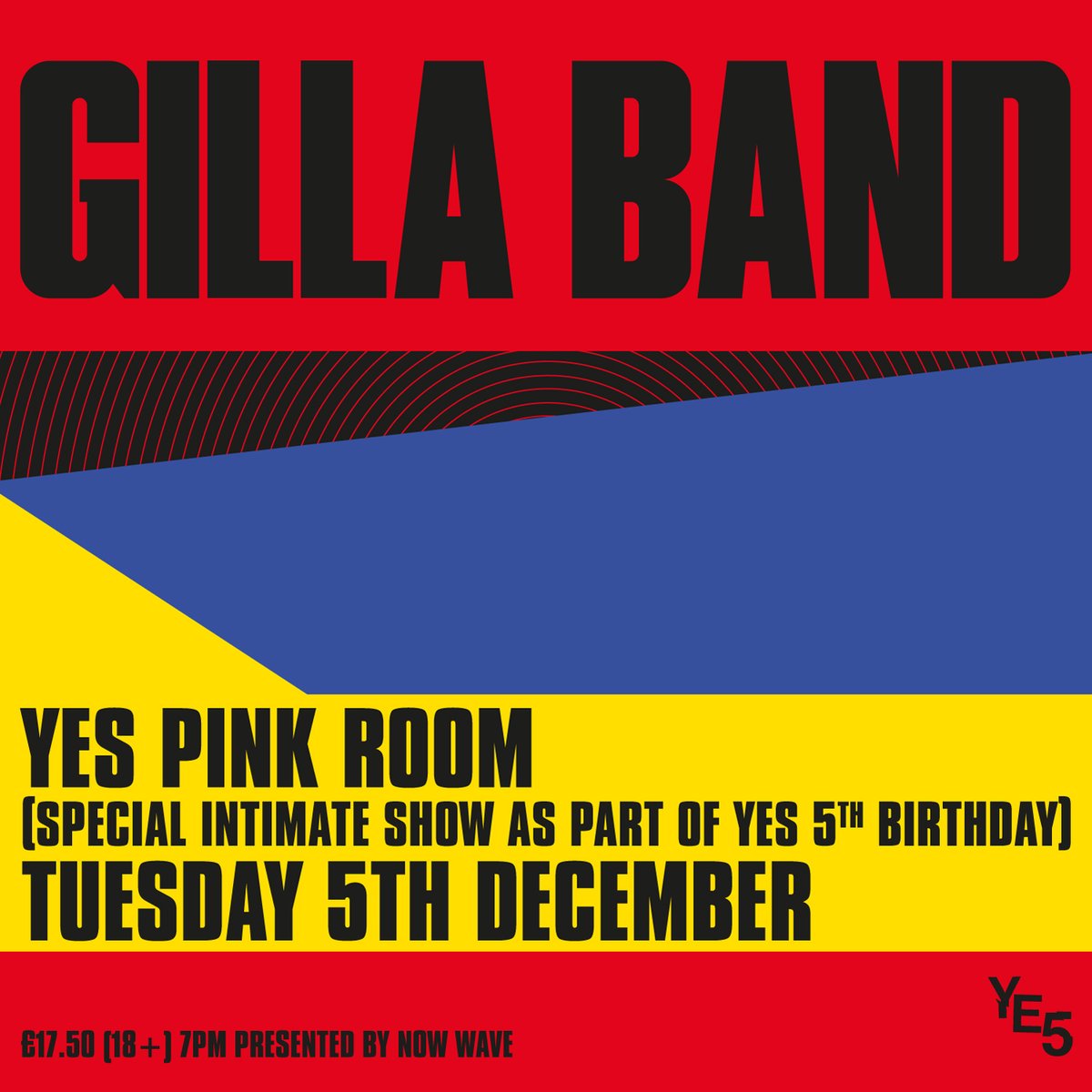 ON SALE NOW: @GillaBand perform an intimate show at @yes_mcr on December 5th for the venues 5th birthday. Tickets on sale now and moving fast -> seetickets.com/event/gilla-ba…