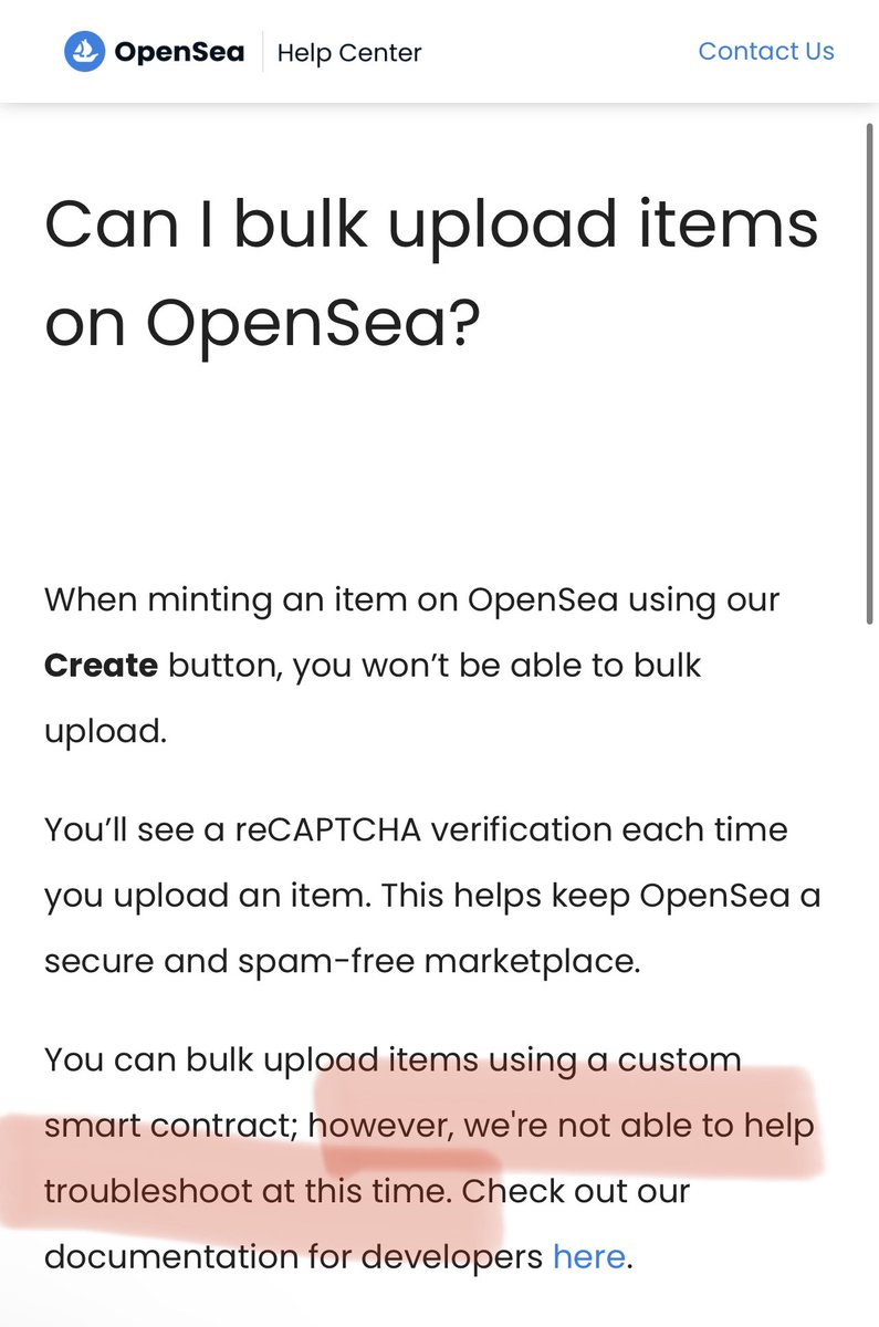 This is the extent of the support opensea gives its users for how to use their bulk upload feature💀💀💀

LunaSky is the answer.