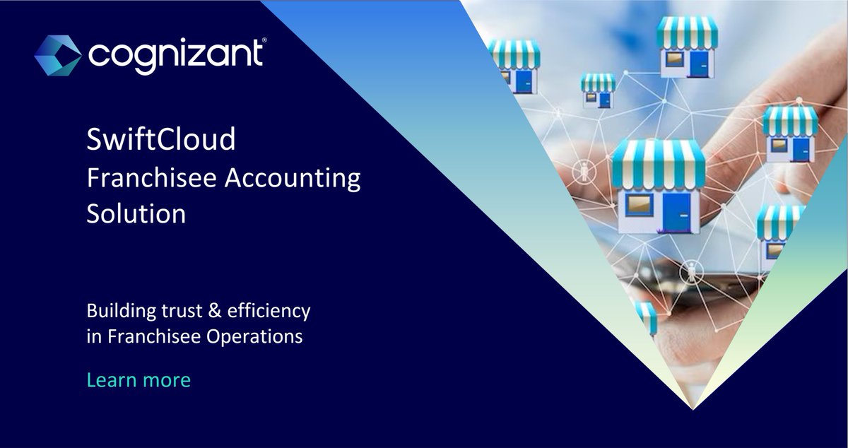 jeevanmh's tweet image. Uniformity in sales data is the key to any franchisor&apos;s business model. Cognizant® SwiftCloud Franchisee Accounting Solution eliminates manual intervention, inaccuracies, and franchise fee calculation delays. #oracle #swiftcloud #franchisee #accounting  bit.ly/439DEjn