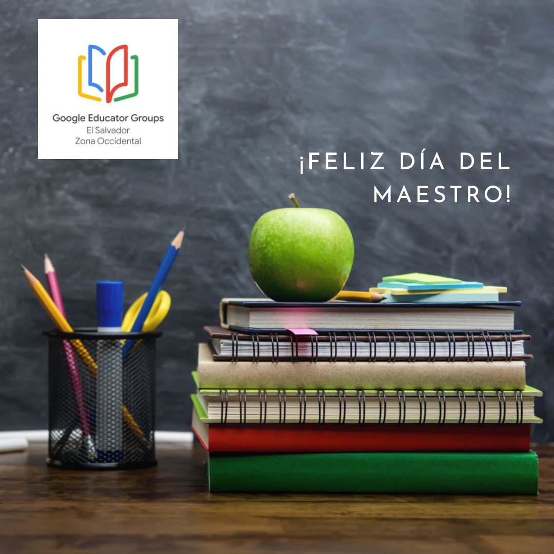 ¡Feliz día del maestro!