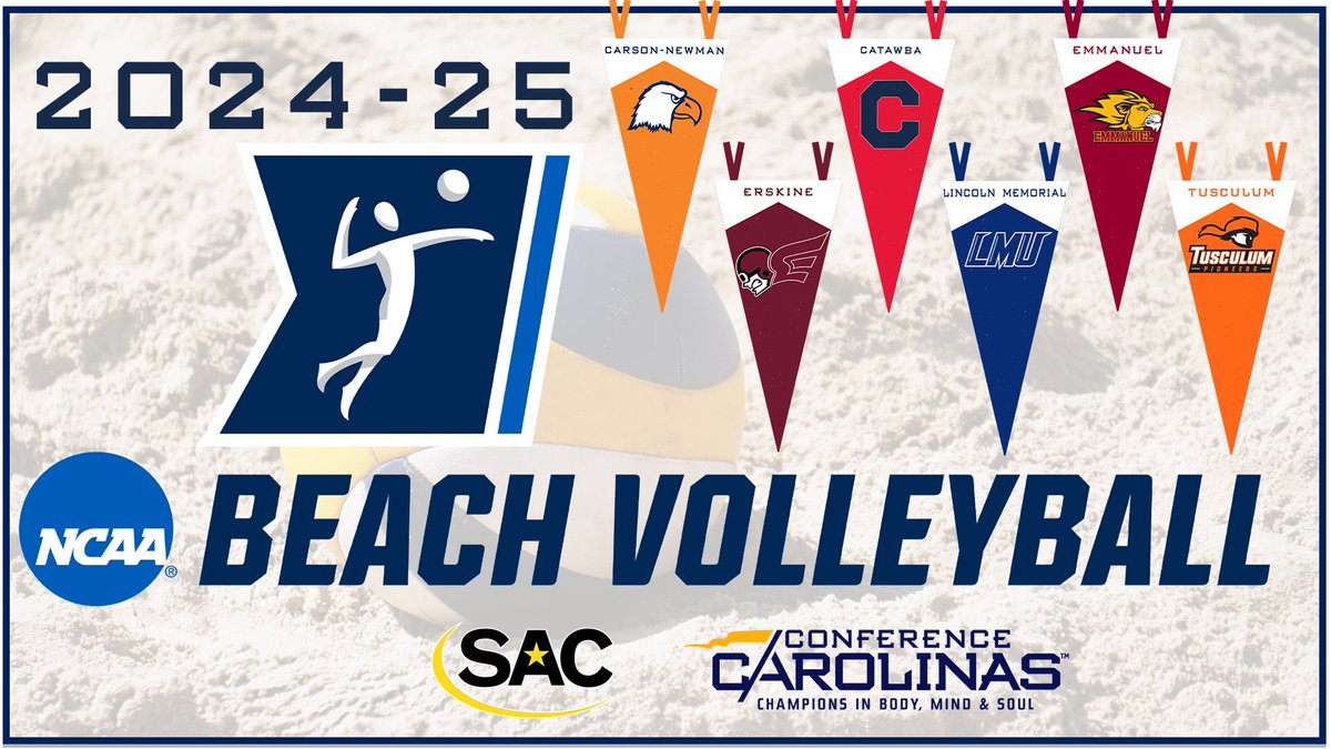 Conference Carolinas (@confcarolinas) on Twitter photo 🚨NEW CHAMPIONSHIP SPORT ALERT🚨
Coming in 2️⃣0️⃣2️⃣4️⃣-2️⃣5️⃣ <a href="/SAC_Athletics/">South Atlantic Conference</a> & Conference Carolinas will partner to sponsor beach 🏐!
🔗: bit.ly/3JtONo2
#LeadingTheWay 🚨NEW CHAMPIONSHIP SPORT ALERT🚨
Coming in 2️⃣0️⃣2️⃣4️⃣-2️⃣5️⃣ <a href="/SAC_Athletics/">South Atlantic Conference</a> & Conference Carolinas will partner to sponsor beach 🏐!
🔗: bit.ly/3JtONo2
#LeadingTheWay