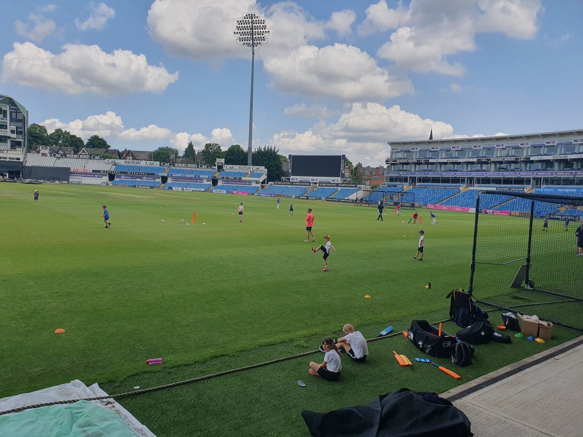 Taken a day off today to go and watch my son make his debut at <a href="/YorkshireCCC/">Yorkshire CCC</a>'s  Headingly in the regional schools Yr 3/4 finals. Very proud of him but also slightly annoyed he has already managed to surpassed my entire sporting achievements by the age of 8.