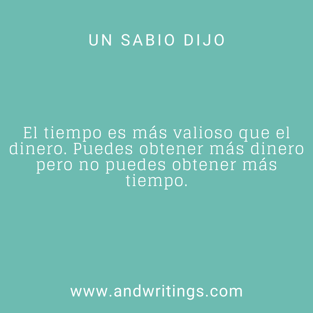 UN SABIO DIJO El tiempo es más valioso que el dinero. Puedes obtener más  dinero pero no puedes obtener más tiempo. . 👉👉 https://t.co/Abn6P0PkoI  👈👈 #frasestumblr #frasestristes #frasesdeamor #frases😍 #frasespositivas  #frasesmotivadoras ..., image size:1080x1080