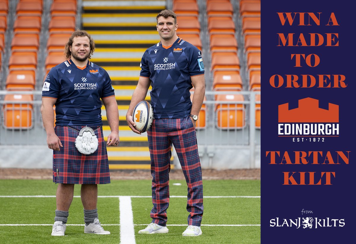 slanjkilts's tweet photo. WIN an @EdinburghRugby tartan kilt 🏉

Here's where you enter the #prizedraw  👇🏽
https://t.co/75fCN6YMt5 https://t.co/pB8FDA6qn8