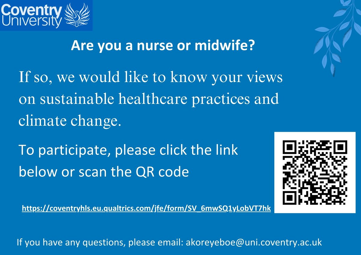 coventryhls.eu.qualtrics.com/jfe/form/SV_6m… @ICNurses @unisontheunion @NursingNow2020 @FNightingaleF @theRCN